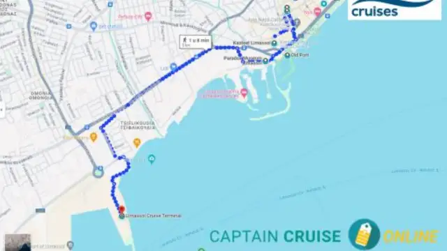 MAAK EEN WANDELING DOOR DE CRUISEHAVEN  LIMASOL